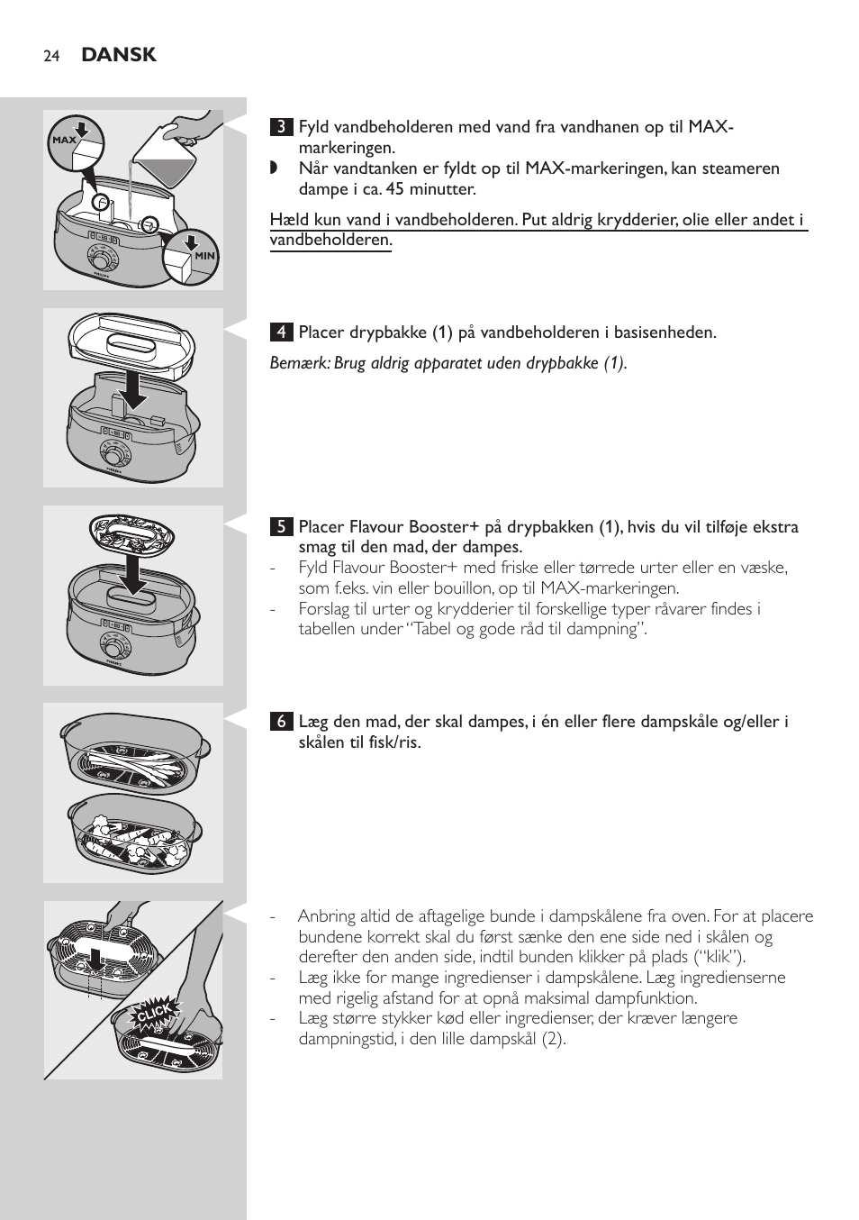 Philips Aluminium Collection Cuiseur Vapeur User Manual | Page 24 / 172