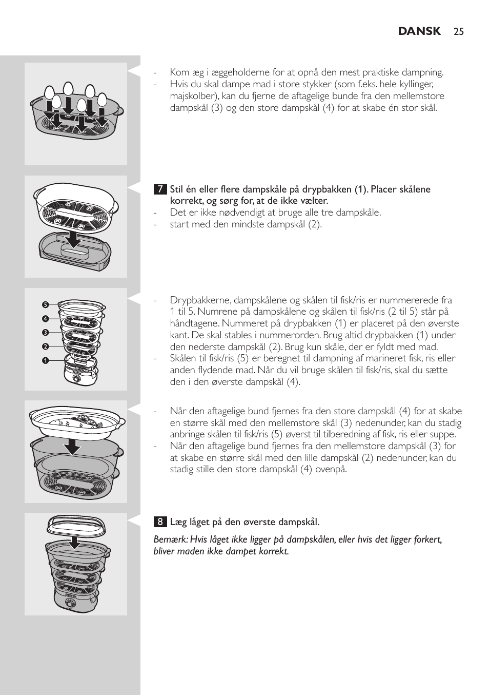 Philips Aluminium Collection Cuiseur Vapeur User Manual | Page 25 / 172