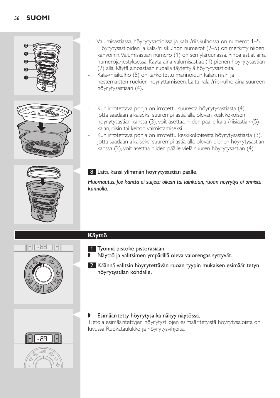 Philips Aluminium Collection Cuiseur Vapeur User Manual | Page 56 / 172