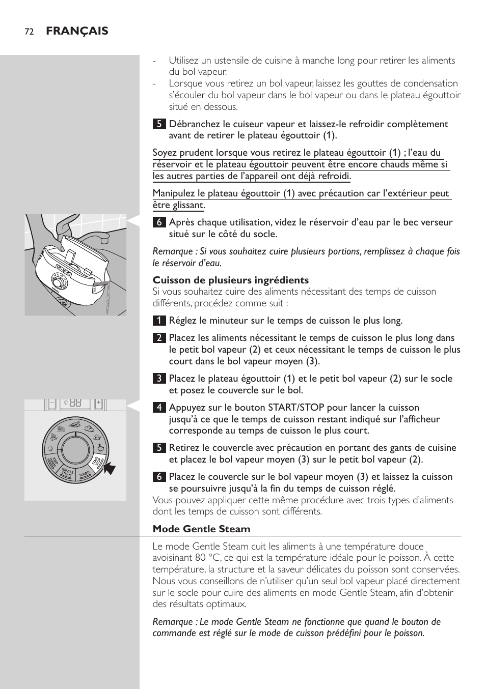 Philips Aluminium Collection Cuiseur Vapeur User Manual | Page 72 / 172