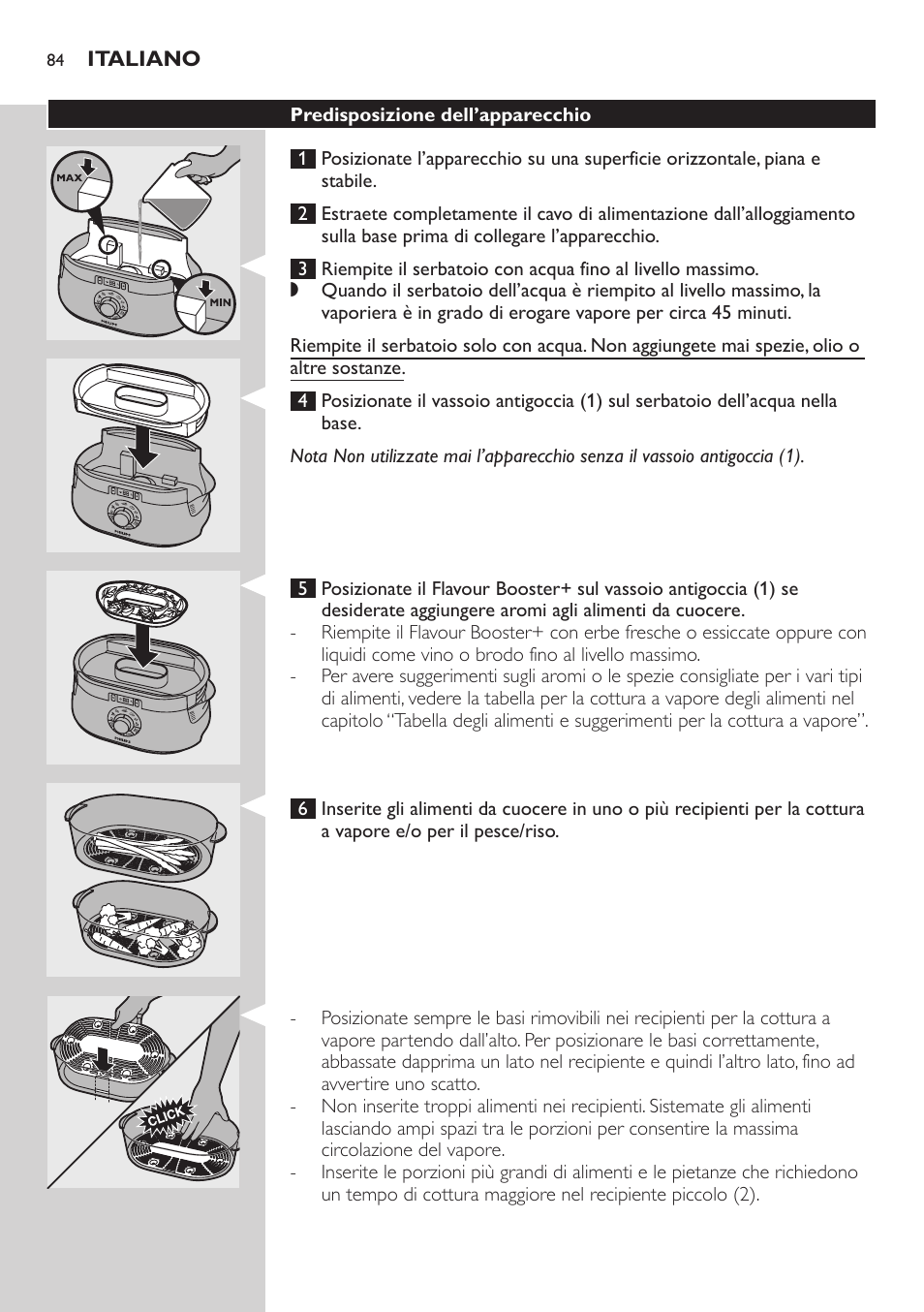 Philips Aluminium Collection Cuiseur Vapeur User Manual | Page 84 / 172