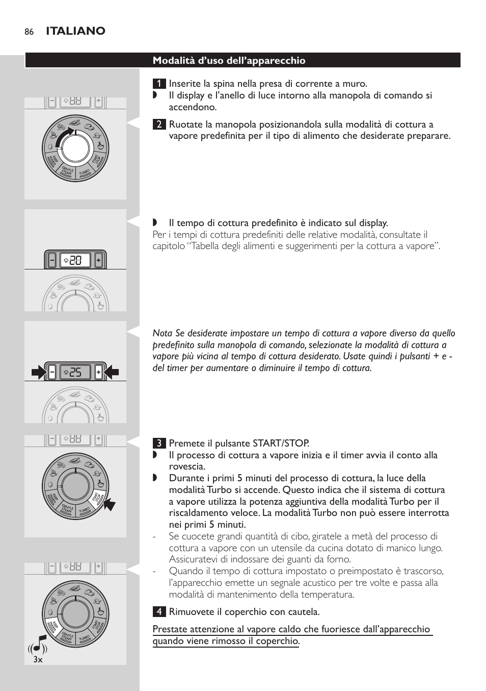 Philips Aluminium Collection Cuiseur Vapeur User Manual | Page 86 / 172