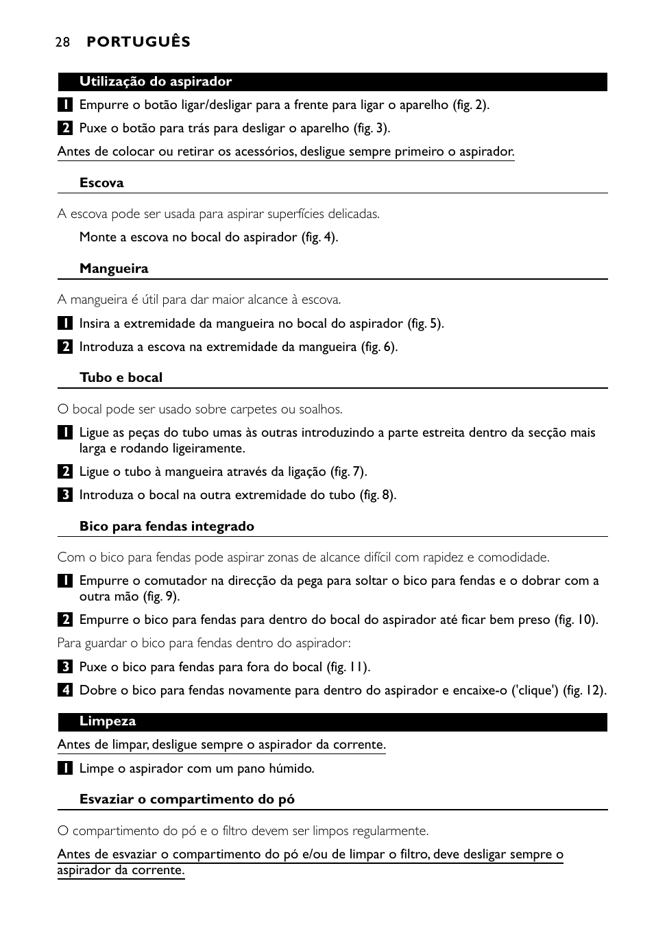Philips Aspirateur à main User Manual | Page 28 / 52