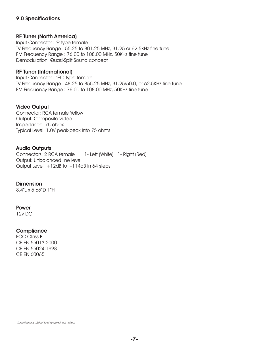 Aurora Multimedia TV/ FM Tuner V Tune Pro User Manual | Page 9 / 17