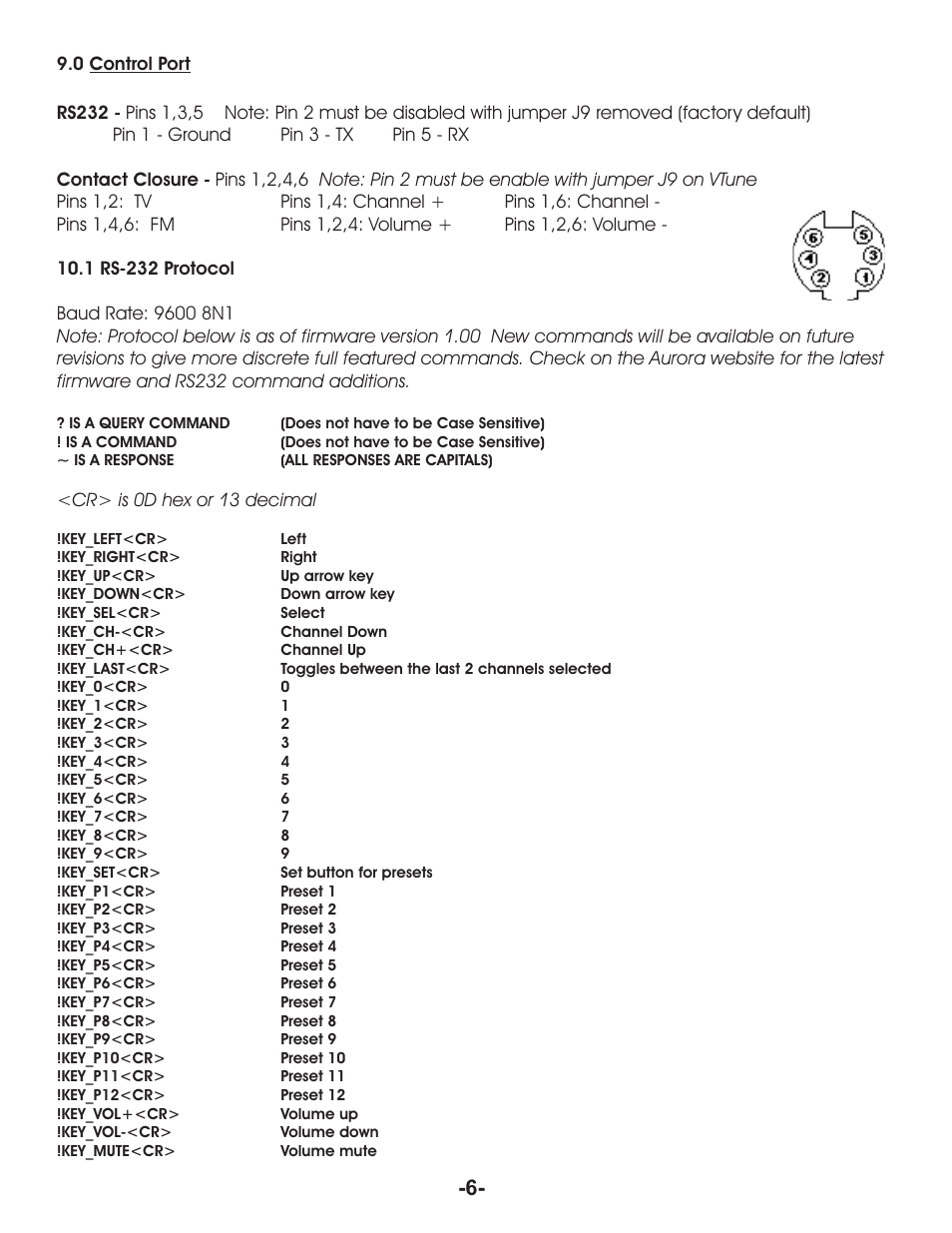 Aurora Multimedia VR-1FF User Manual | Page 8 / 13