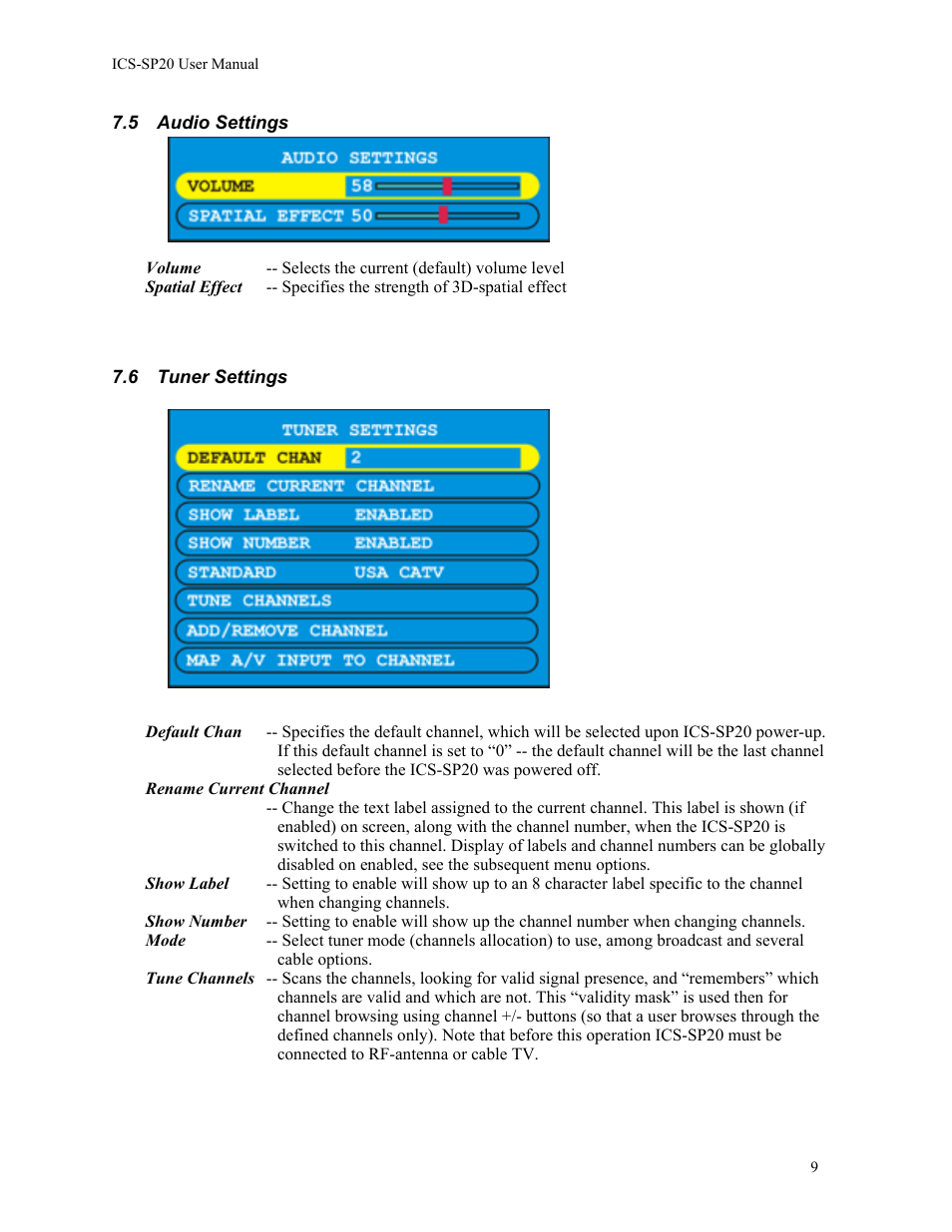 Aurora Multimedia ICS-SP20 User Manual | Page 10 / 15