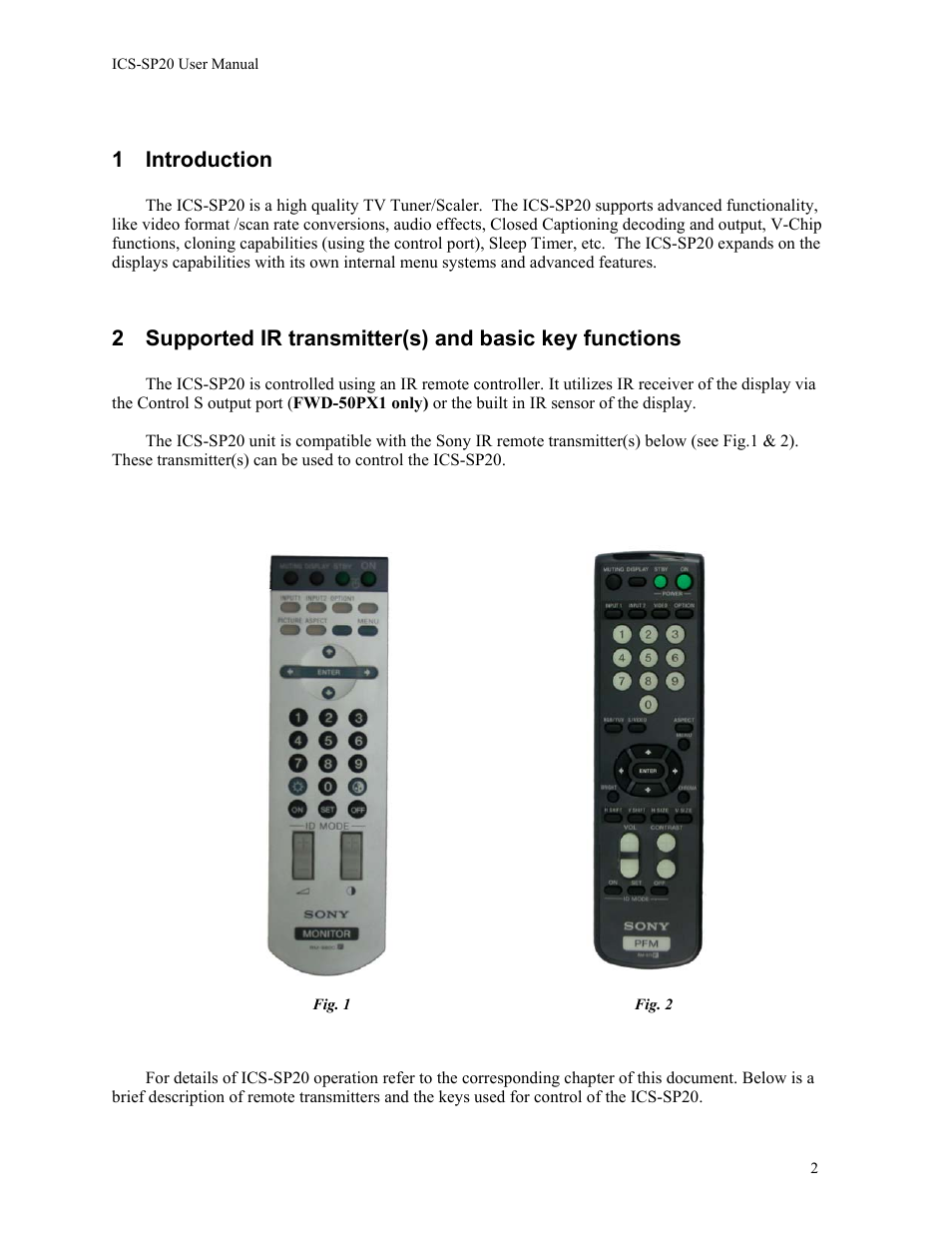 1 introduction | Aurora Multimedia ICS-SP20 User Manual | Page 3 / 15