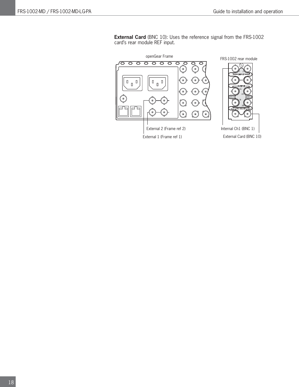 Algolith FRS-1002-MD User Manual | Page 18 / 35