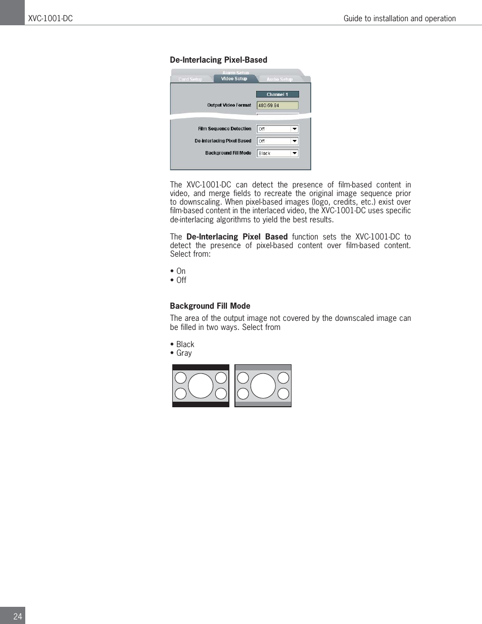 Algolith HD to SD Downconverter XVC-1001-DC User Manual | Page 24 / 38