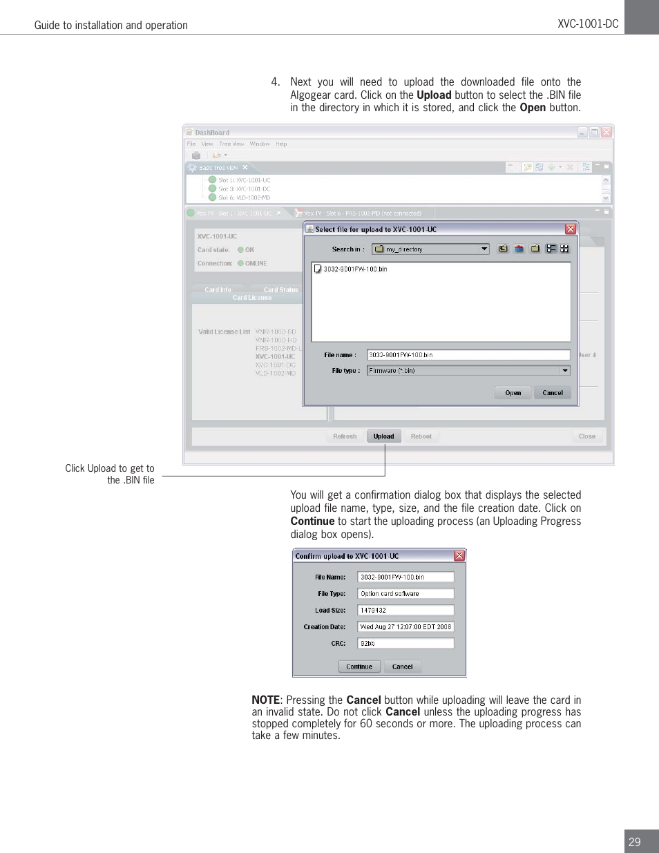 Algolith HD to SD Downconverter XVC-1001-DC User Manual | Page 29 / 38