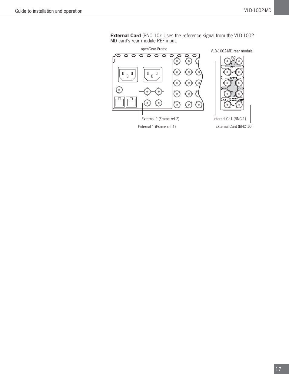 Algolith Dual SD/HD Video Delay VLD-1002-MD User Manual | Page 17 / 30