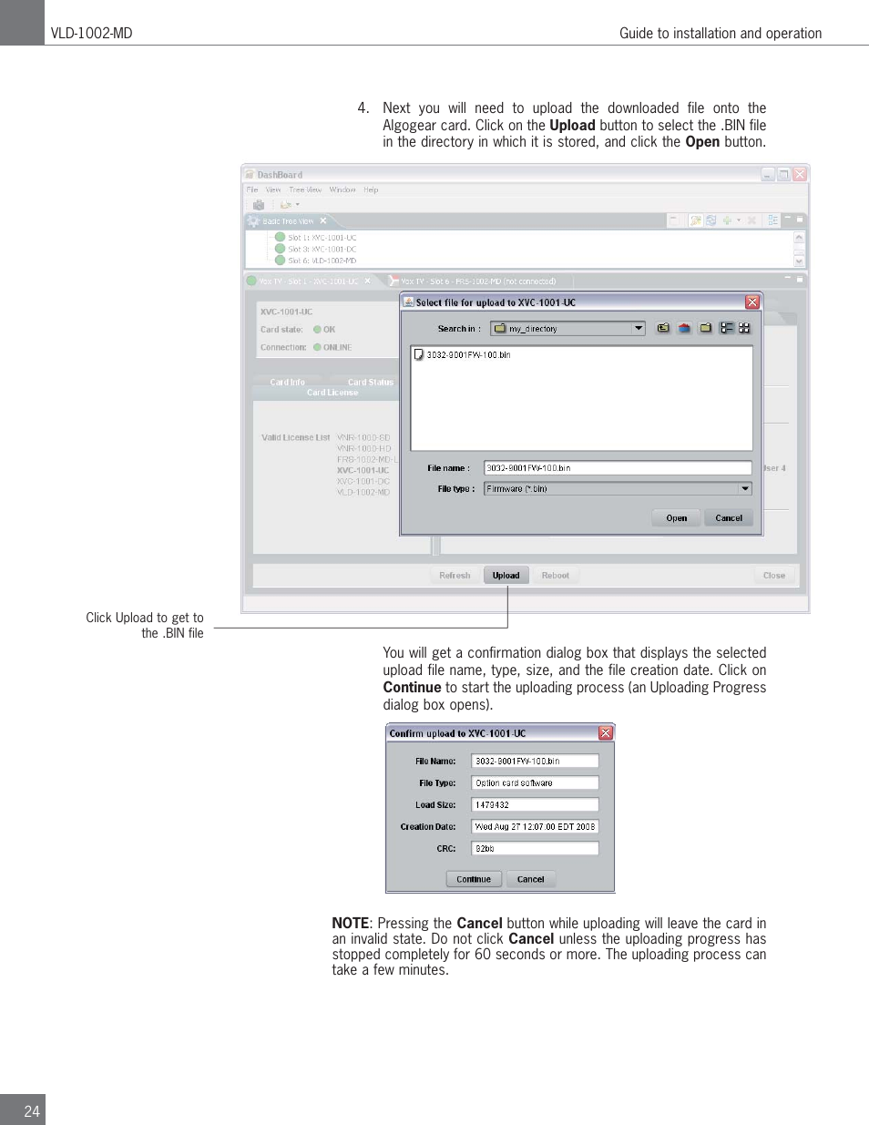 Algolith Dual SD/HD Video Delay VLD-1002-MD User Manual | Page 24 / 30