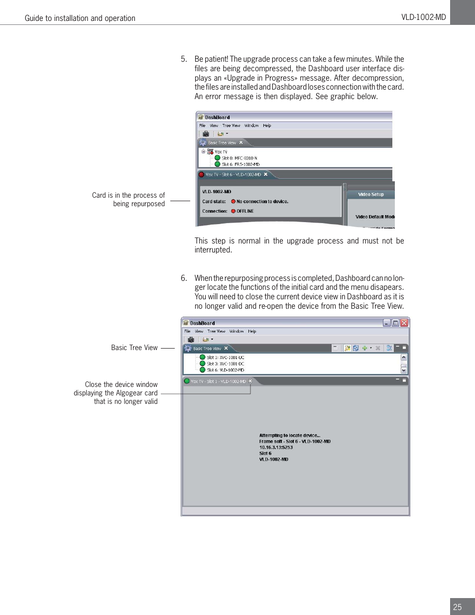 Algolith Dual SD/HD Video Delay VLD-1002-MD User Manual | Page 25 / 30