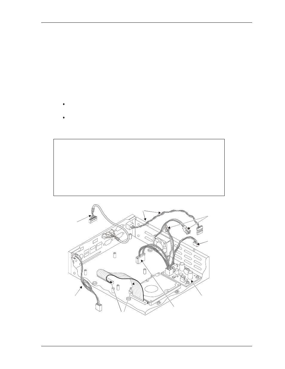 Figure 2-6. internal cables shown separated | Ampro Corporation Ampro ReadySystem 1U User Manual | Page 17 / 40