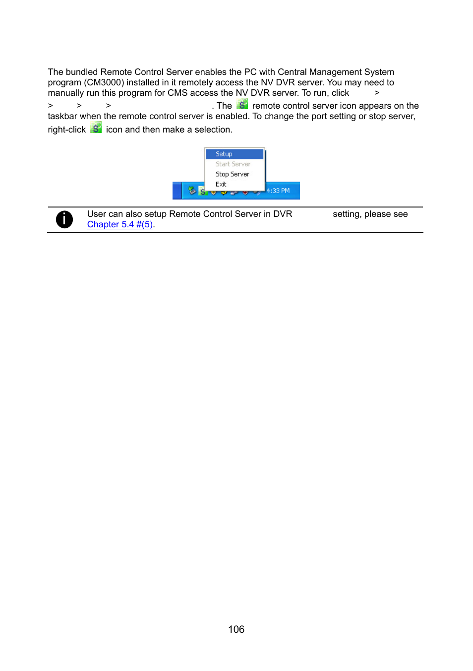 Chapter 12 using the remote control server, Chapter 12, Using the remote control server | AVerMedia Technologies NV 6000 EXP User Manual | Page 115 / 120