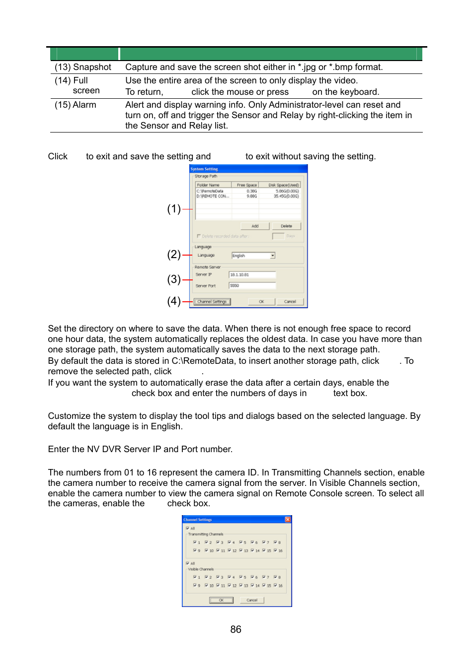 To setup remote console setting, Mote console setting. (see also, Chapter 8.3.1 | AVerMedia Technologies NV 6000 EXP User Manual | Page 95 / 120