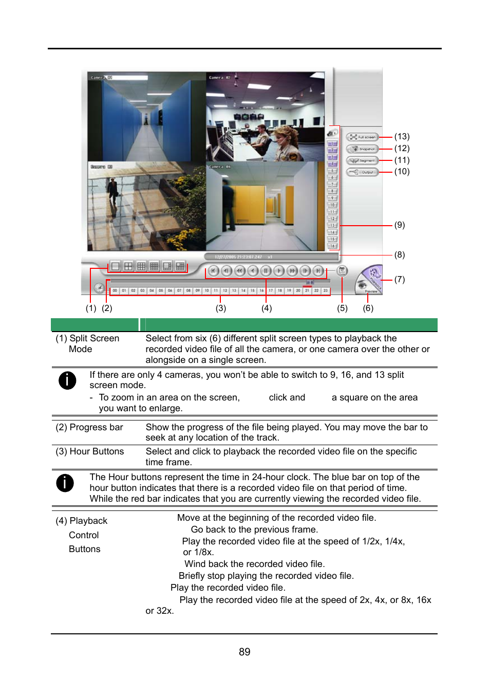 1 familiarizing the local playback buttons, Familiarizing the local playback buttons | AVerMedia Technologies NV 6000 EXP User Manual | Page 98 / 120