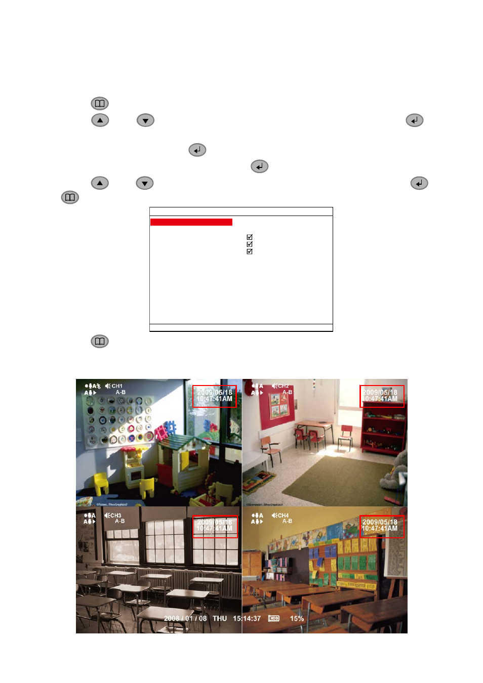 1 setup the time stamp | AVerMedia Technologies AVERDIGI EB3004 MD User Manual | Page 20 / 50