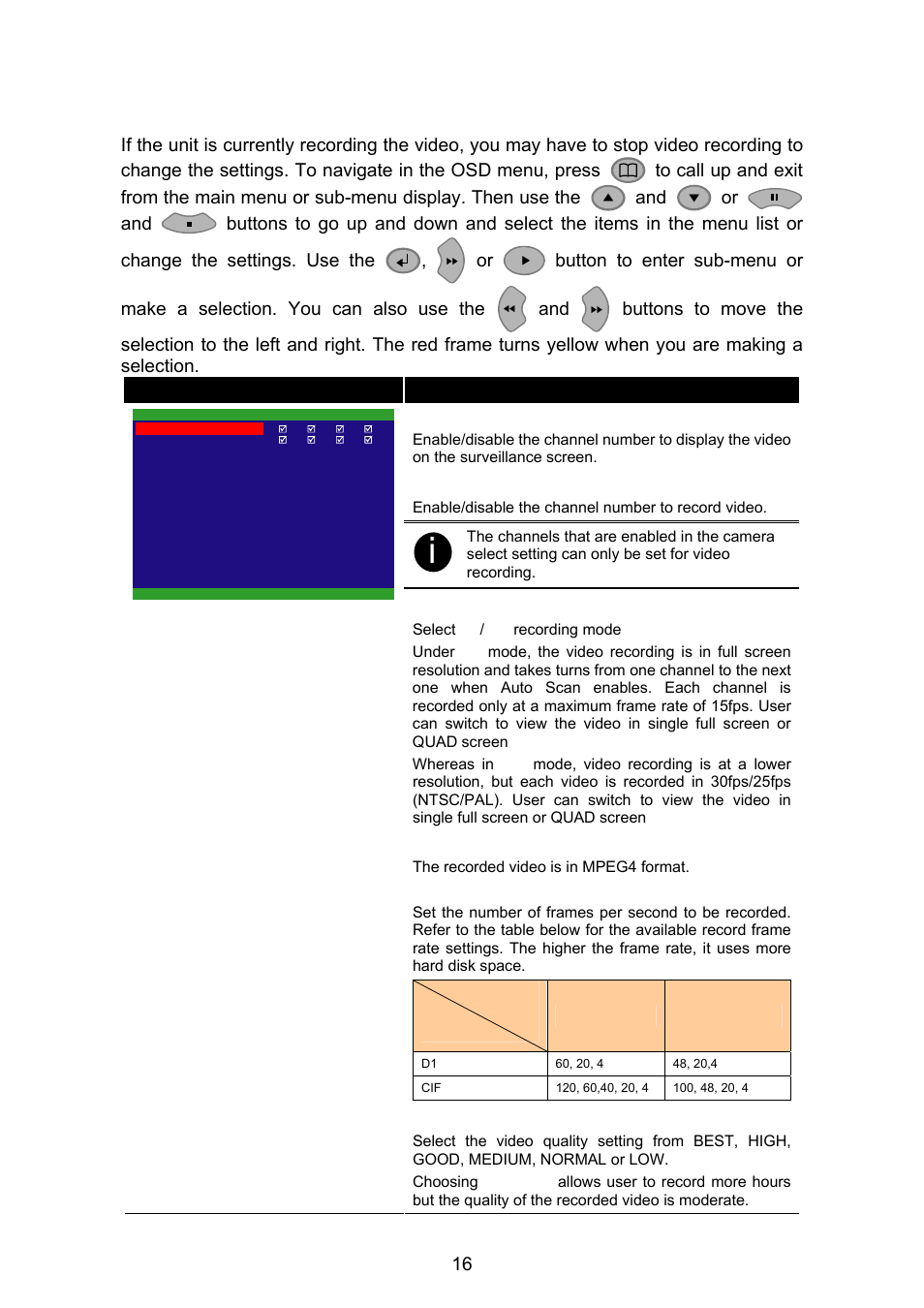 1 menu function, Menu function | AVerMedia Technologies EB1504 User Manual | Page 20 / 37