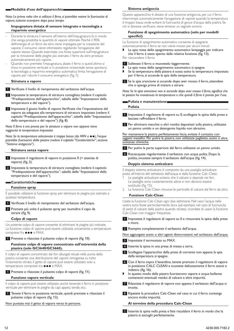 Philips EnergyCare Fer vapeur User Manual | Page 12 / 13