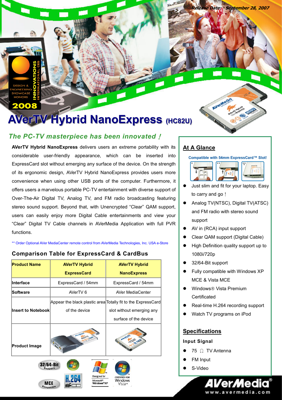AverMedia HC82U User Manual | 2 pages