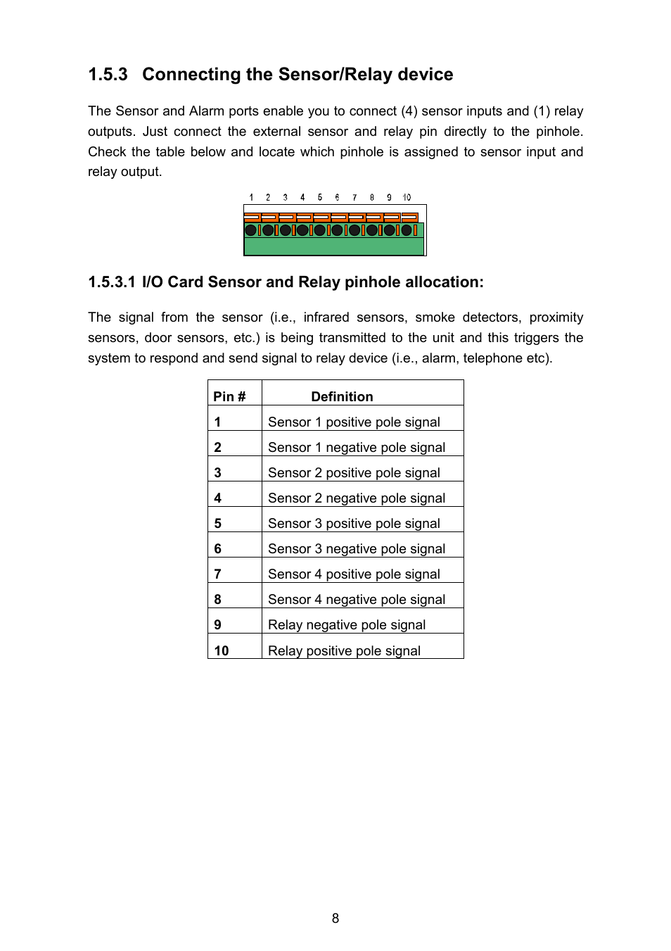 3 connecting the sensor/relay device | AVerMedia Technologies EB1304 MPEG4+ User Manual | Page 12 / 32