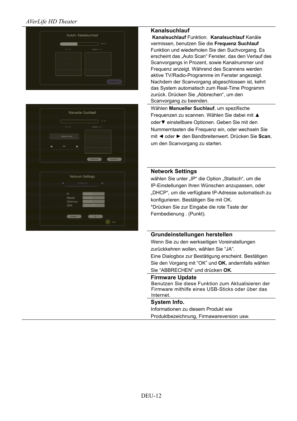 AVerMedia Technologies AVerLife HD Theater A211 User Manual | Page 30 / 96