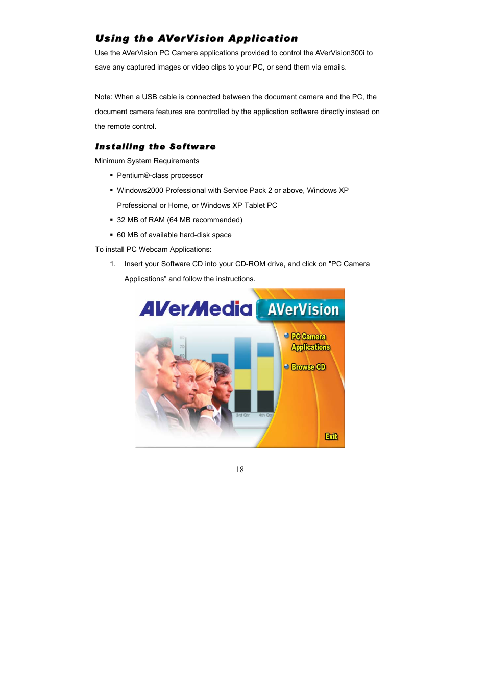 AVerMedia Technologies AVerVision300i User Manual | Page 24 / 38