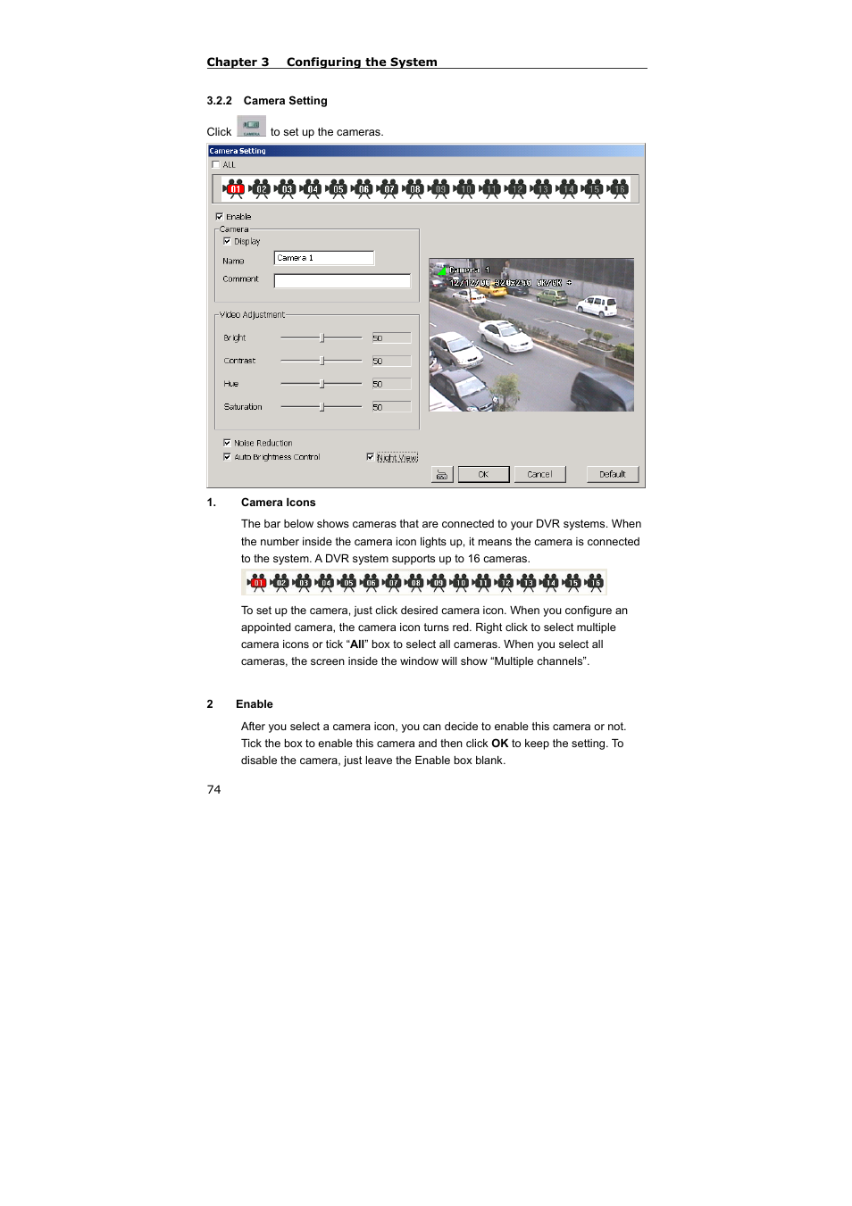 2 camera setting | AVerMedia Technologies NV 5000 User Manual | Page 73 / 169