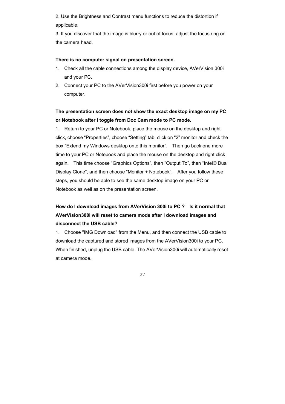 AVerMedia Technologies Document Camera User Manual | Page 32 / 35
