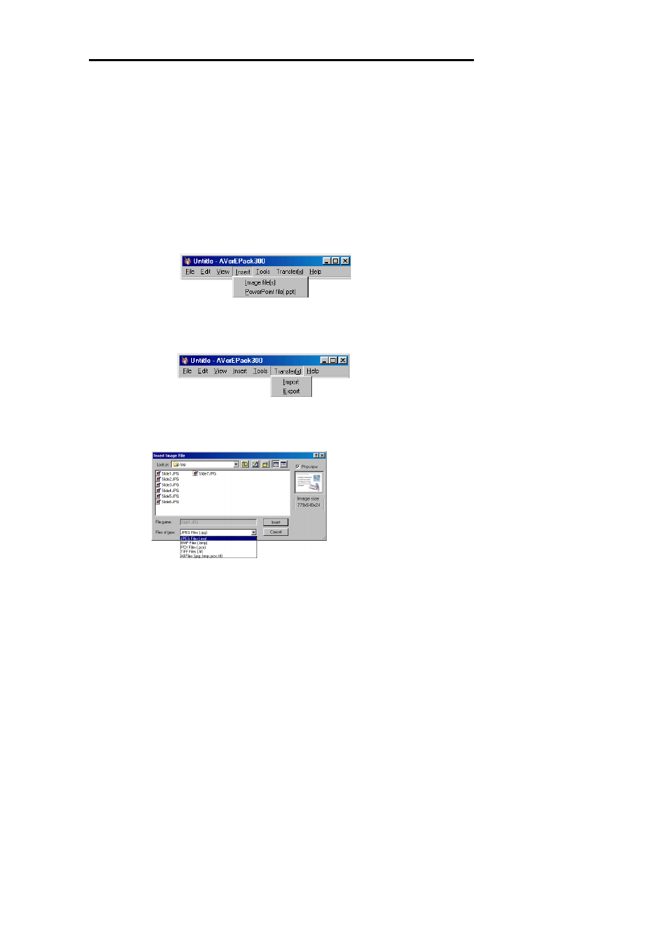 Creating a slide presentation | AVerMedia Technologies AverEPack300 User Manual | Page 19 / 38
