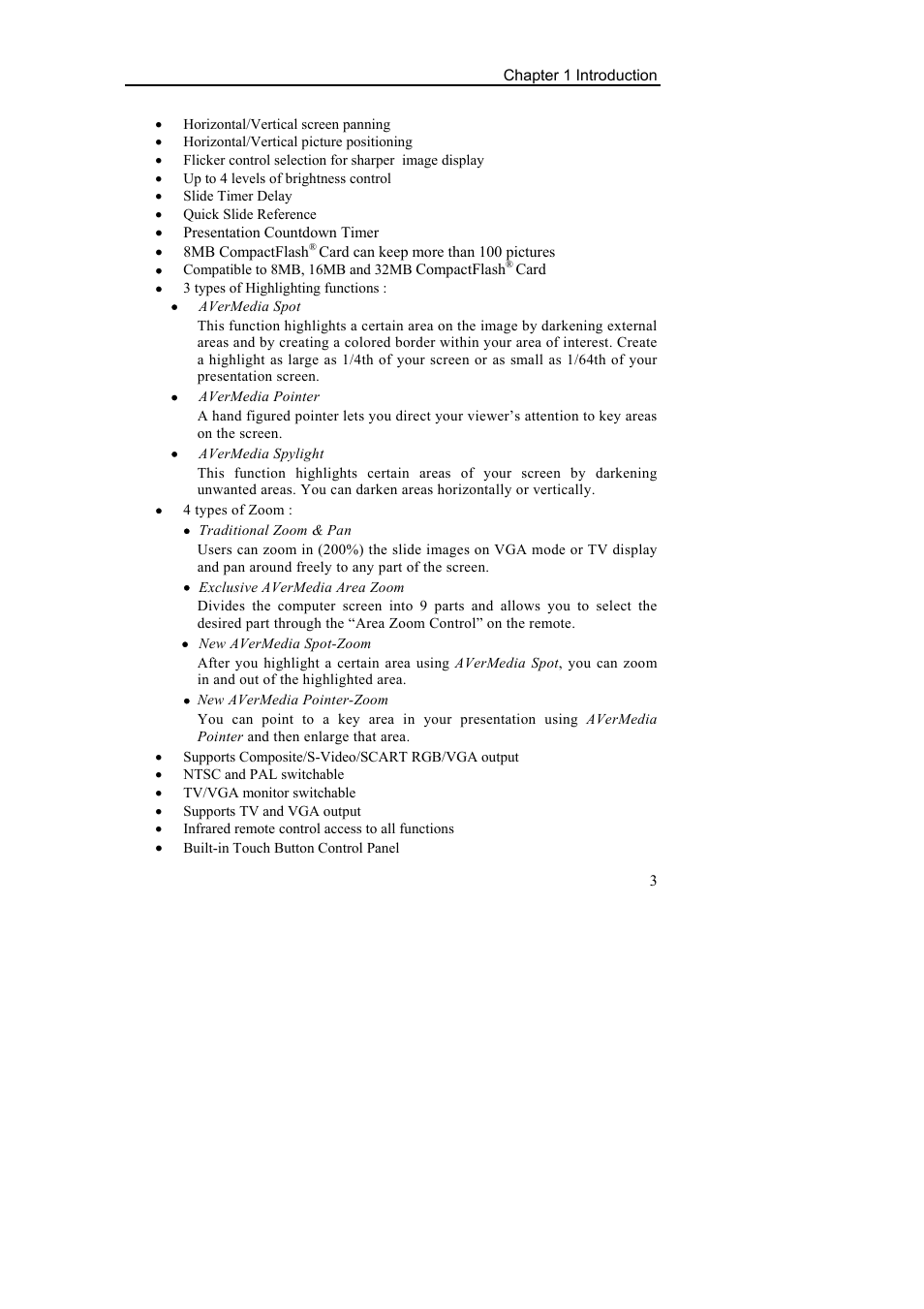 AVerMedia Technologies AverEPack300 User Manual | Page 7 / 38
