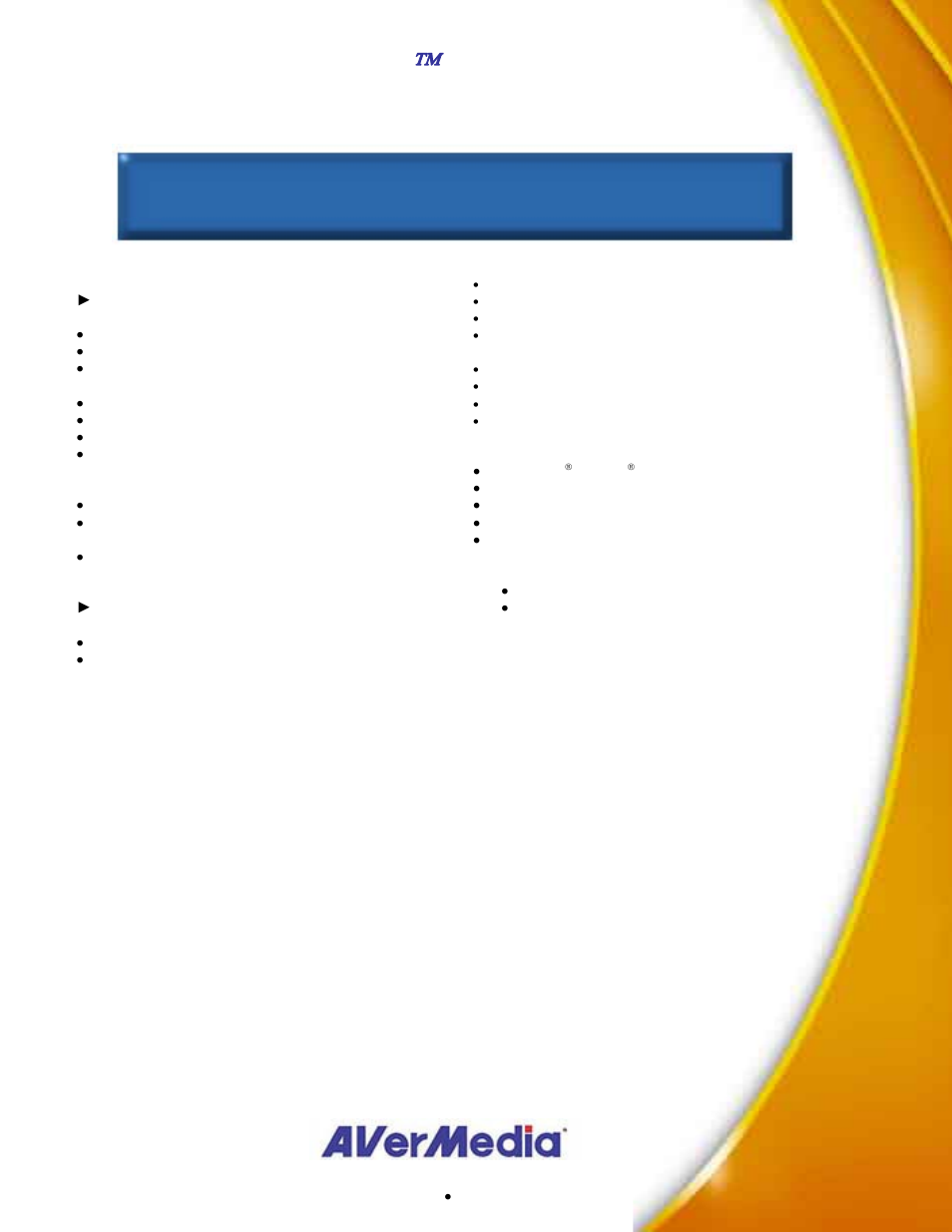 Avermedia avertv, Hd mce a180, Atsc terrestrial digital tv tuner | AVerMedia Technologies HD MCE A180 User Manual | Page 2 / 2