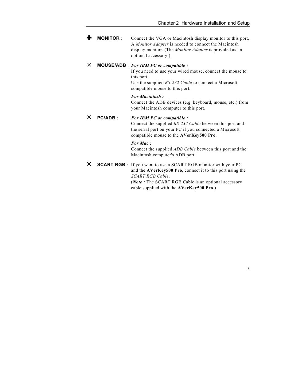 AVerMedia Technologies 500 User Manual | Page 10 / 37