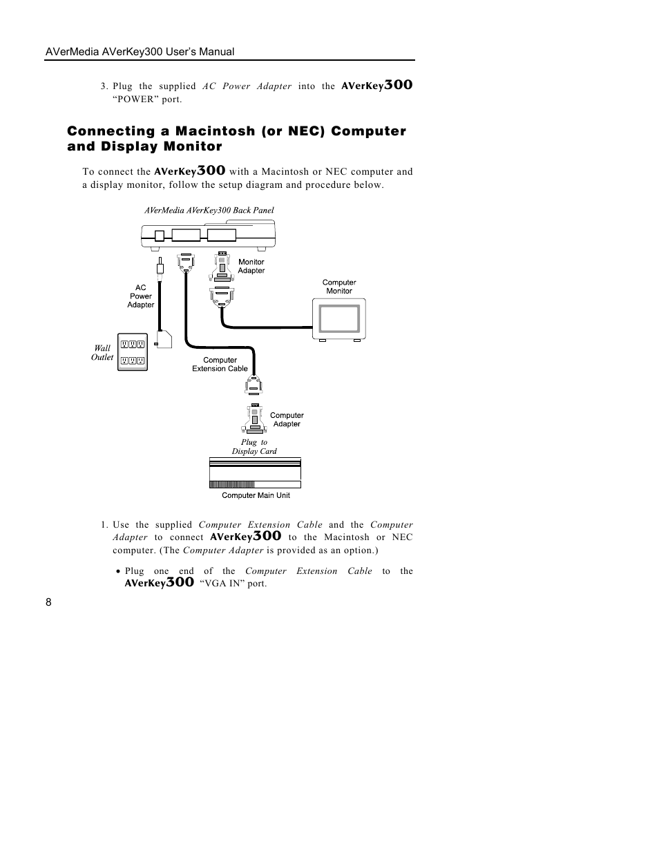 AVerMedia Technologies AVerKey300 User Manual | Page 11 / 32