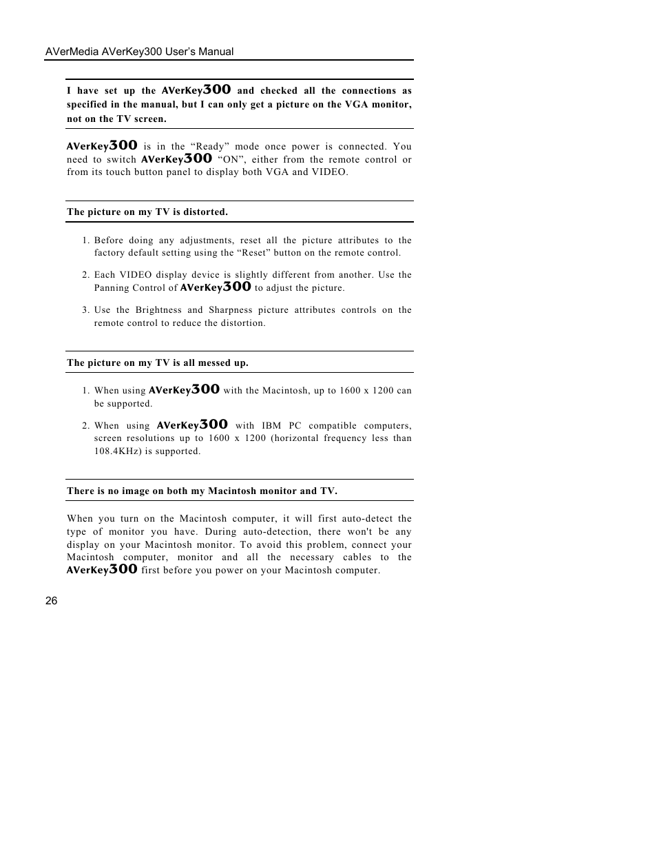 AVerMedia Technologies AVerKey300 User Manual | Page 29 / 32
