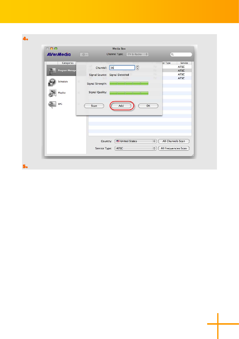 AVerMedia Technologies AverTV for Mac 2 User Manual | Page 19 / 51