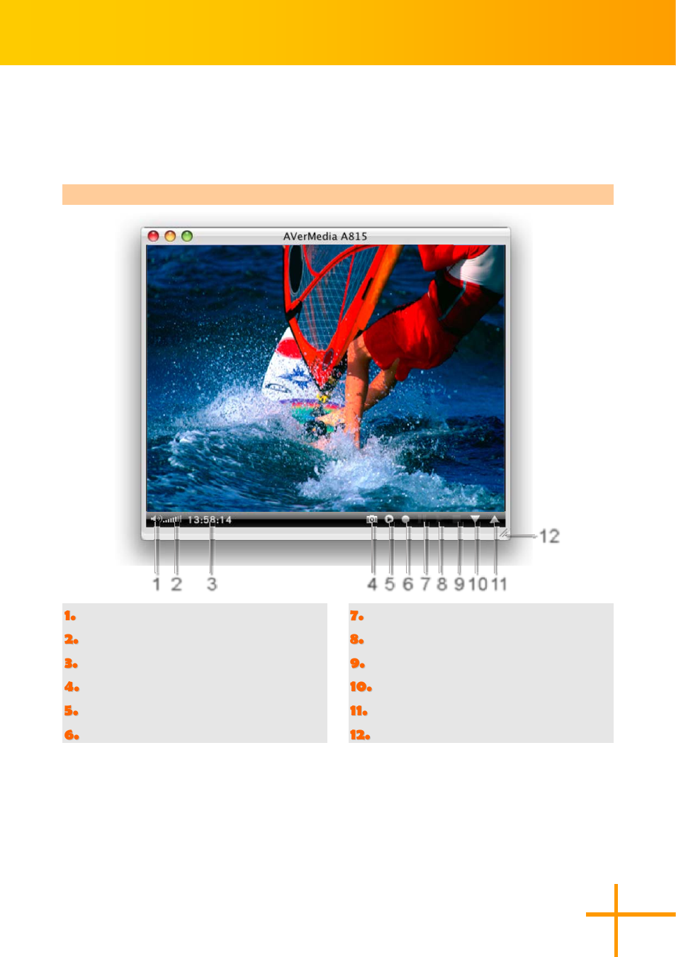 Introducing the user interface, Combined, 5introducing the user interface | AVerMedia Technologies AverTV for Mac 2 User Manual | Page 9 / 51