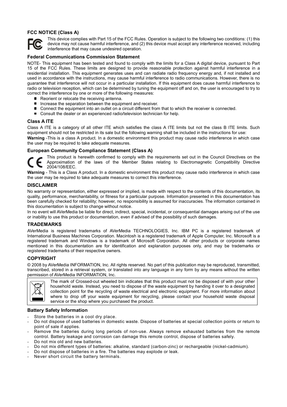 AVerMedia Technologies AVERDIGI EB5416DVD User Manual | Page 2 / 79