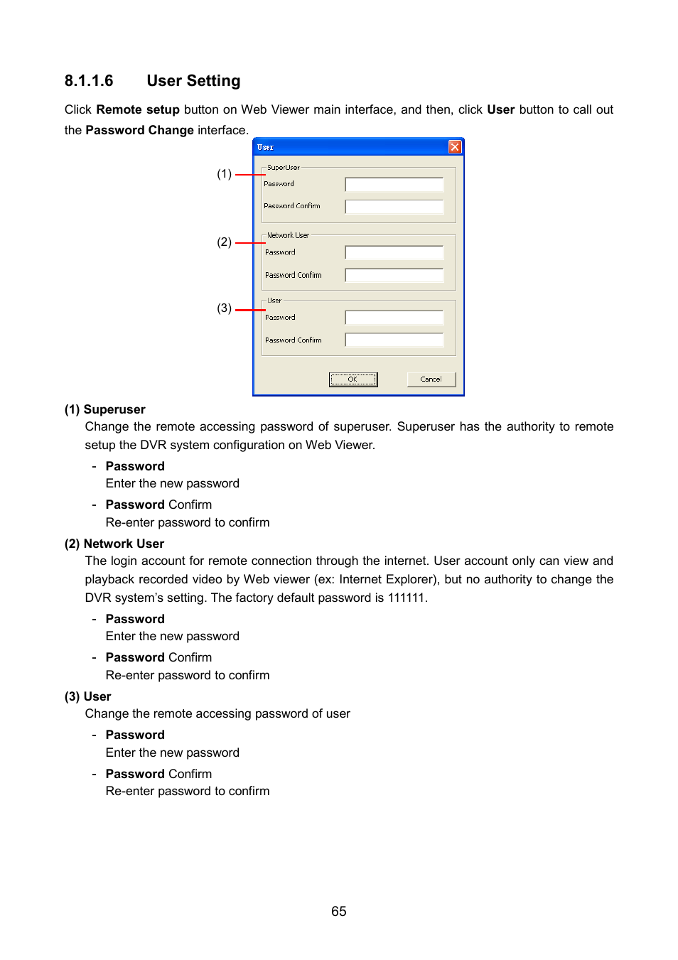 6 user setting | AVerMedia Technologies AVERDIGI EB5416DVD User Manual | Page 71 / 79