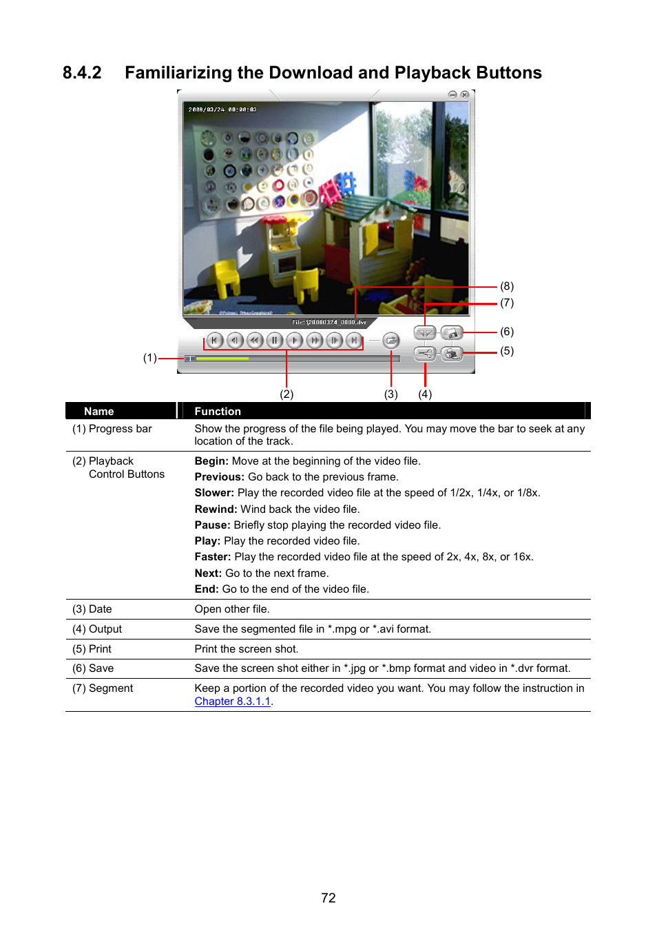 2 familiarizing the download and playback buttons | AVerMedia Technologies AVERDIGI EB5416DVD User Manual | Page 78 / 79