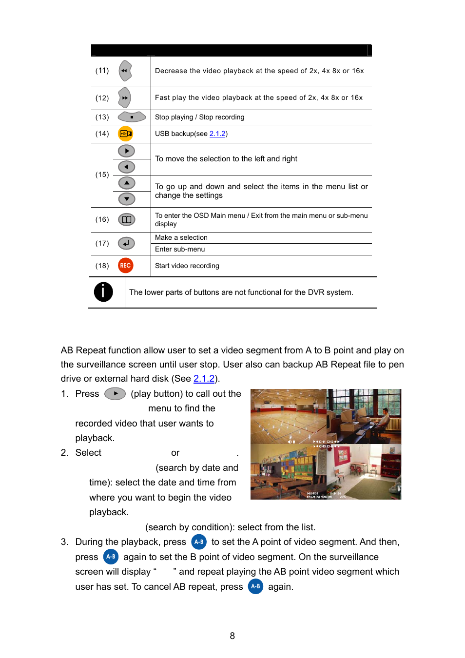 1 using ab repeat function, Again | AVerMedia Technologies AVERDIGI EB1304 User Manual | Page 14 / 56