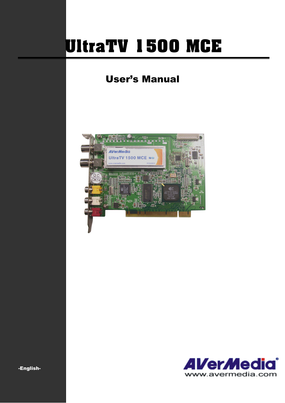 AVerMedia Technologies 1500 MCE User Manual | 58 pages