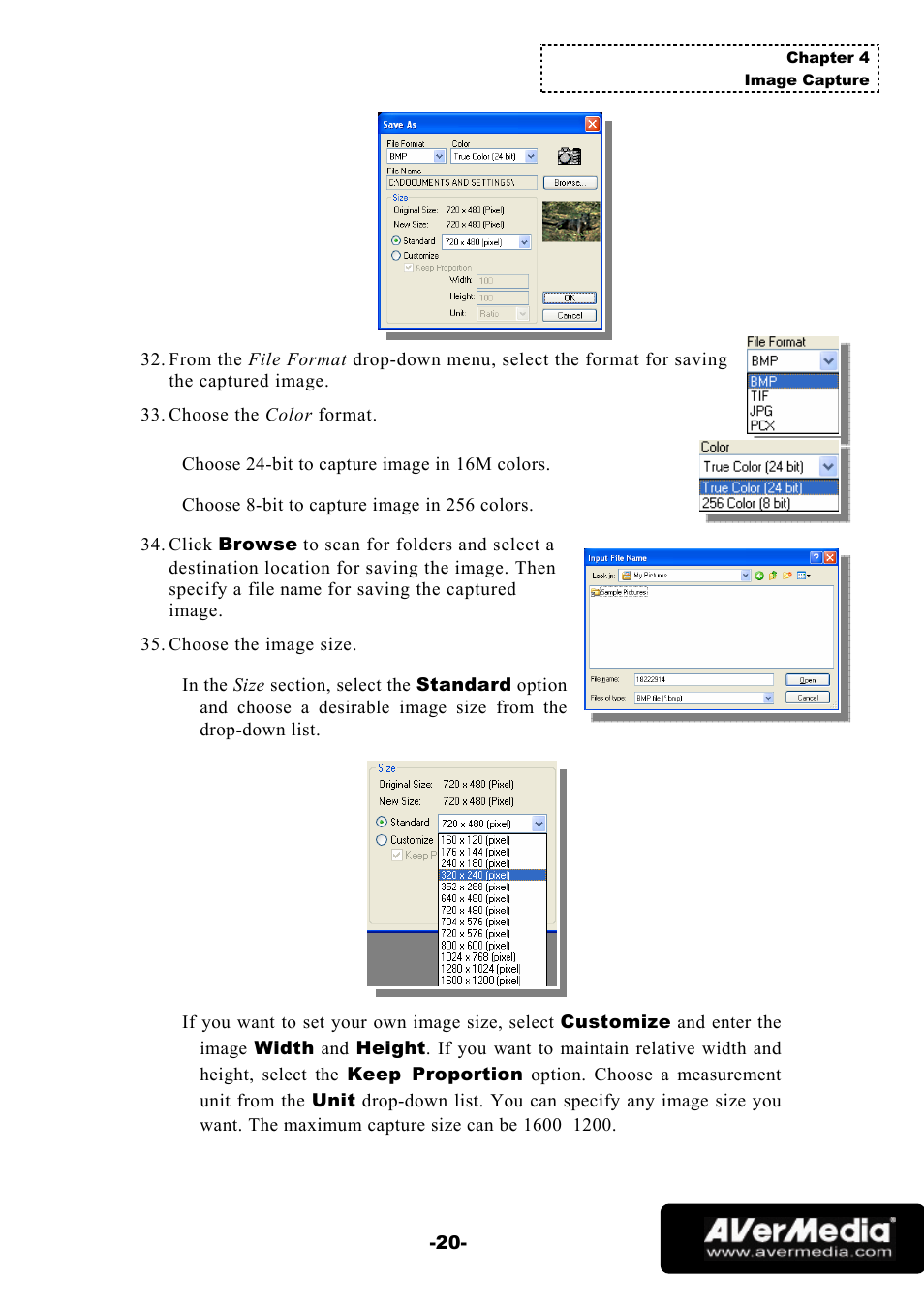 AVerMedia Technologies 1500 MCE User Manual | Page 24 / 58