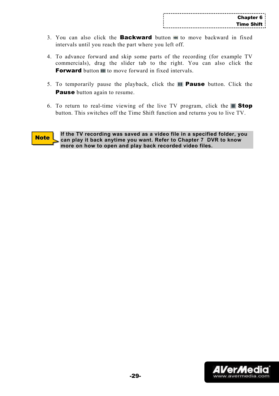 AVerMedia Technologies 1500 MCE User Manual | Page 33 / 58