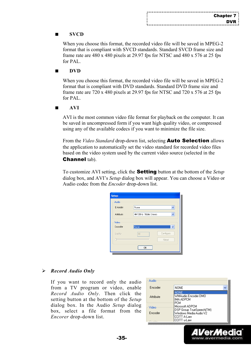 AVerMedia Technologies 1500 MCE User Manual | Page 39 / 58