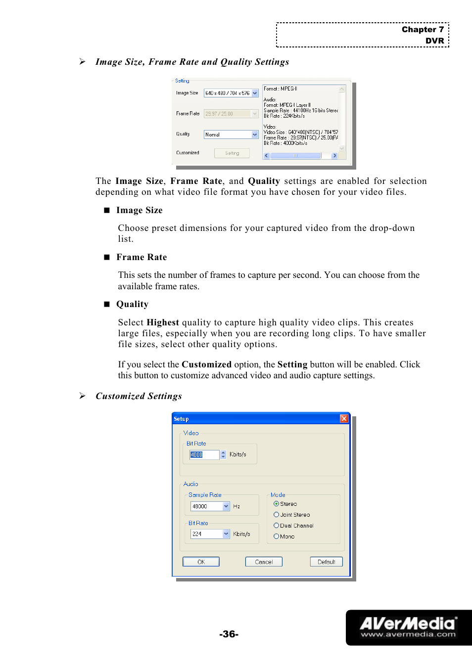 AVerMedia Technologies 1500 MCE User Manual | Page 40 / 58