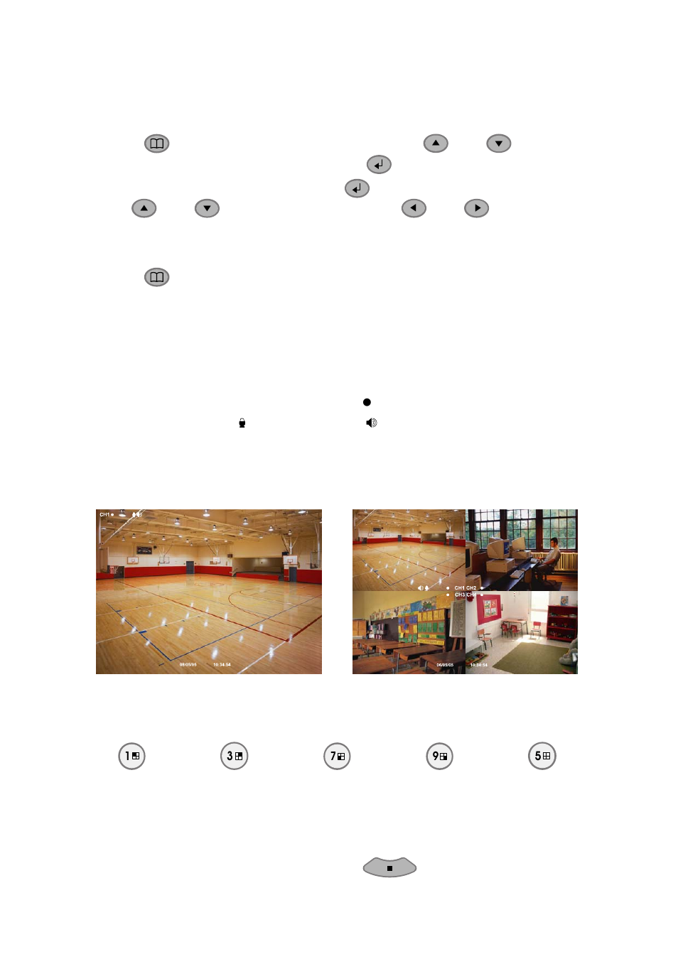 3 set up the system date and time, 2 surveillance screen, 3 playback the video | Surveillance screen, Playback the video | AVerMedia Technologies EB1304 User Manual | Page 16 / 44