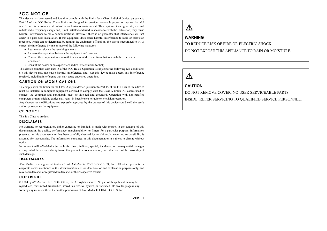 AVerMedia Technologies EB1004 BAK User Manual | Page 2 / 17