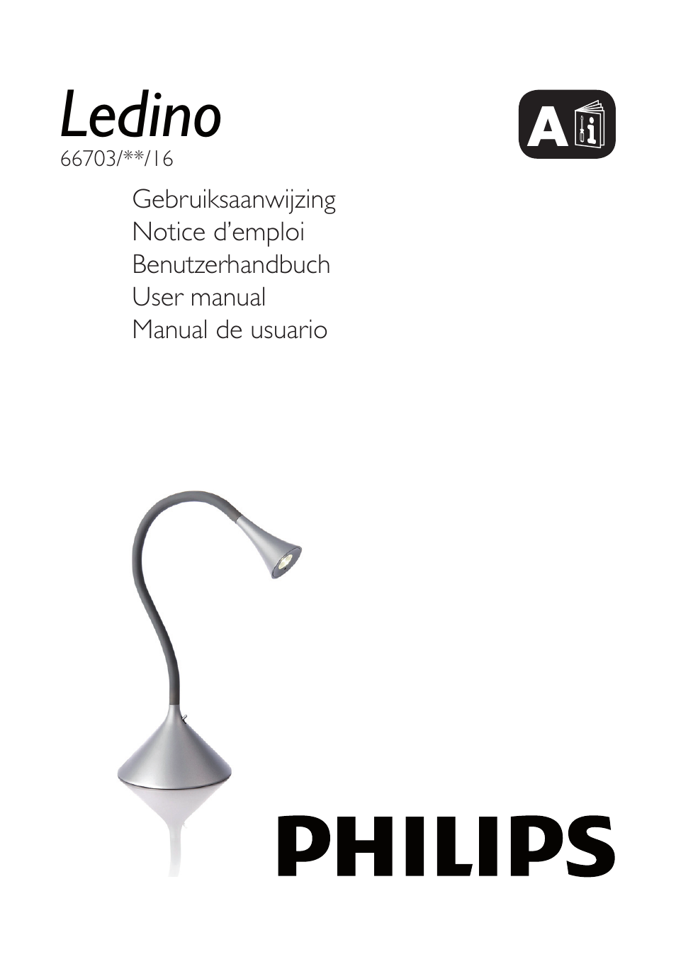 Philips Ledino Lampe à poser User Manual | 36 pages